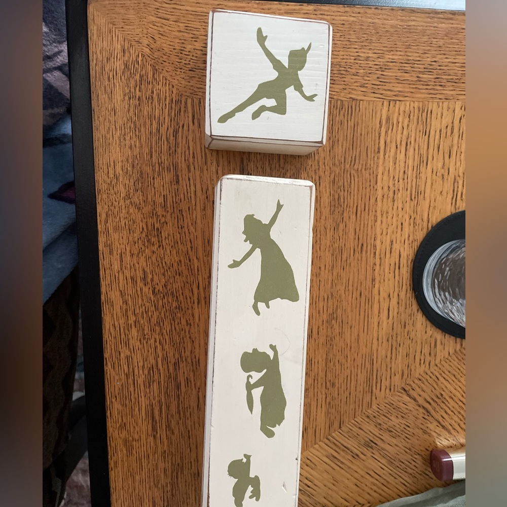 Disney Peter Pan Wooden Block Decor